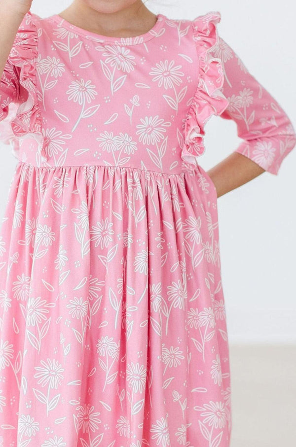 dahlia-doodles-ruffle-twirl-dress Mila &  Rose - Sophia's Style-Dahlia Doodles Ruffle Twirl Dress-6-12M--1